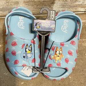 Bluey Kids Clogs Size 11/12 with Cartoon Characters (New)
